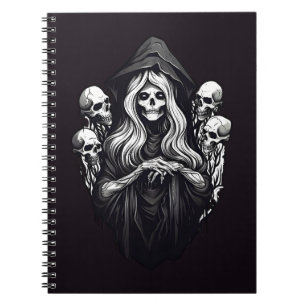 Cuaderno Muerte con cráneo