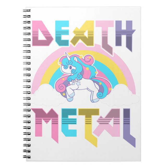 Cuaderno Muerte Metalizado (Frente)