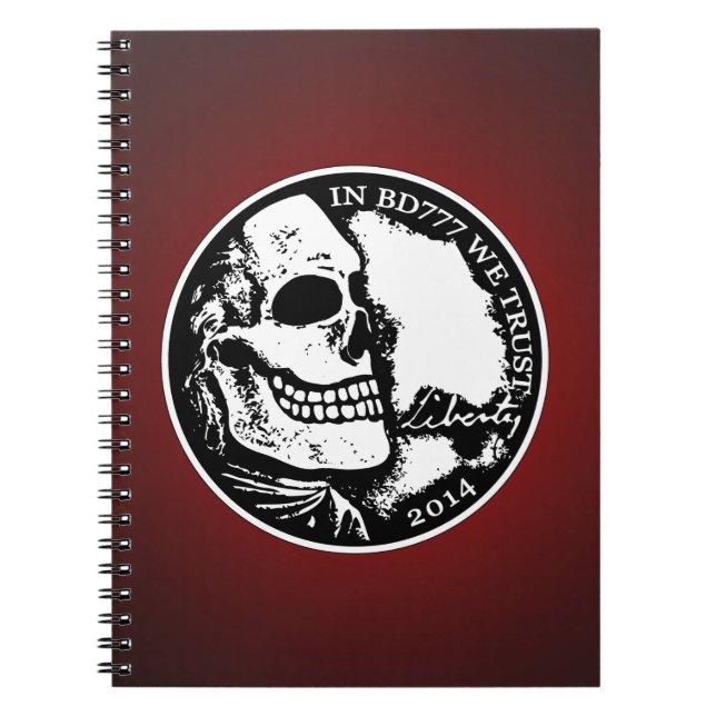 Cuaderno Muerte negra 777 - Libertad (Frente)