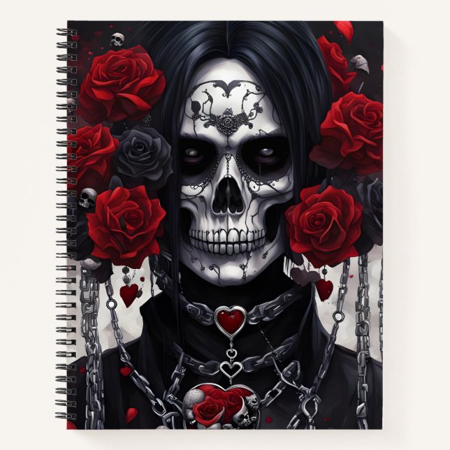 Cuaderno Muerte y Rosas (Anverso)