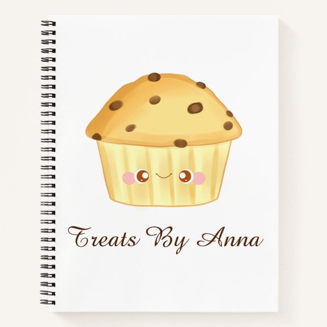 Cuaderno Muffin de chile de chocolate (Anverso)