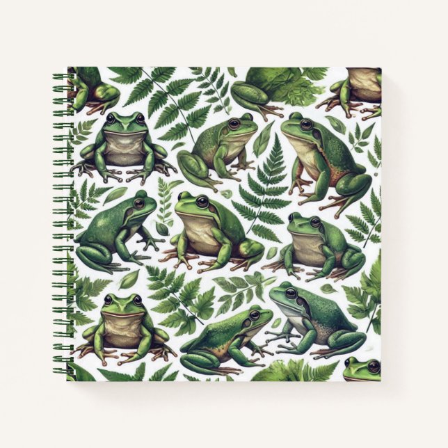 Cuaderno Mug. de ranas forestales (Anverso)