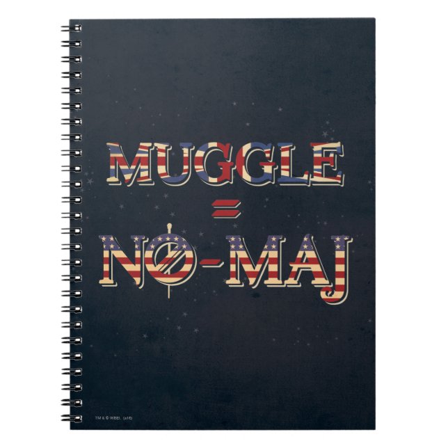 CUADERNO MUGGLE™ = NO-MAJ™ (Frente)