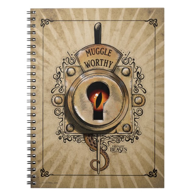 Cuaderno MUGGLE WORTHY™ Lock (Frente)
