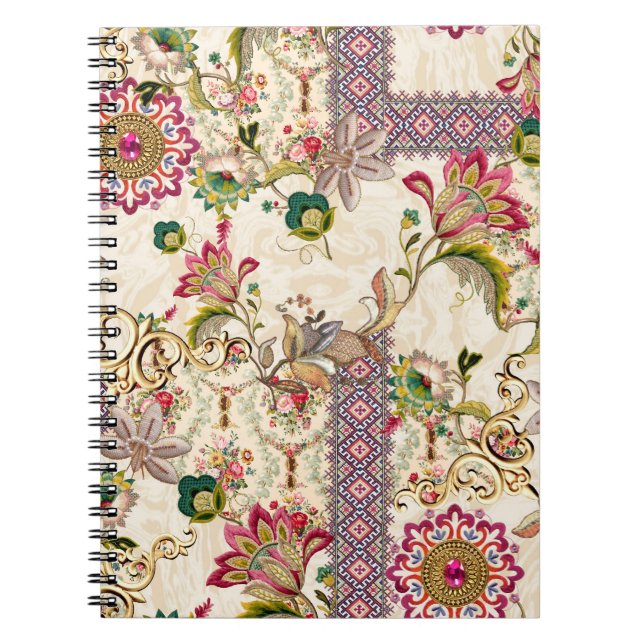 Cuaderno Mughal Floral Paisley (Frente)