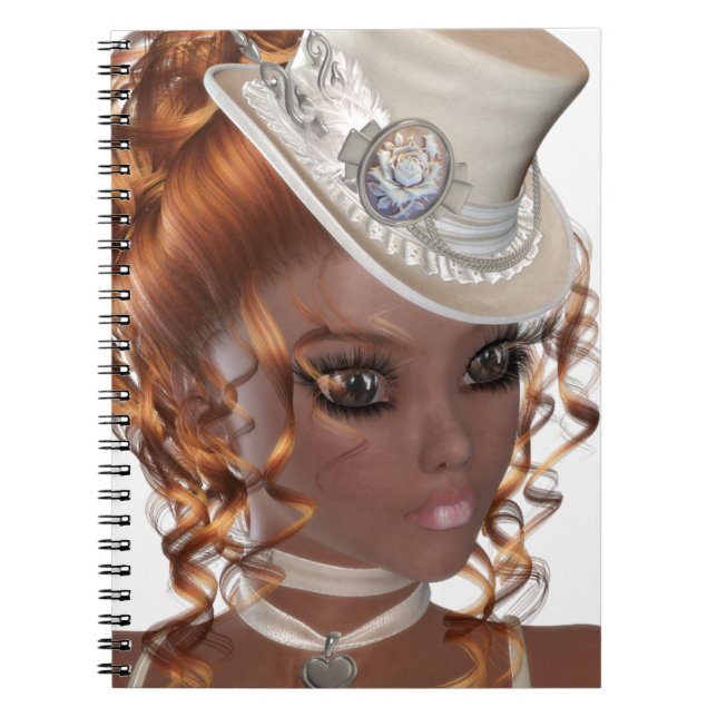 Cuaderno Mujer afroamericana preciosa (Frente)
