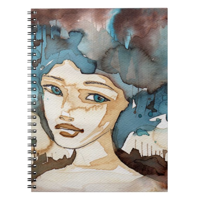 Cuaderno Mujer azul (Frente)