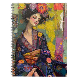 Cuaderno Mujer bendita en Kimono
