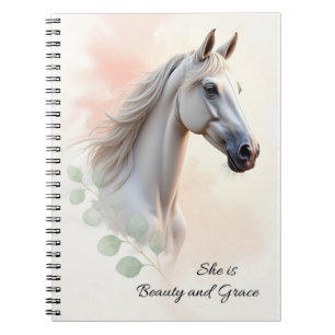 Cuaderno Mujer Caballo Ella es Belleza y Agua Gracia