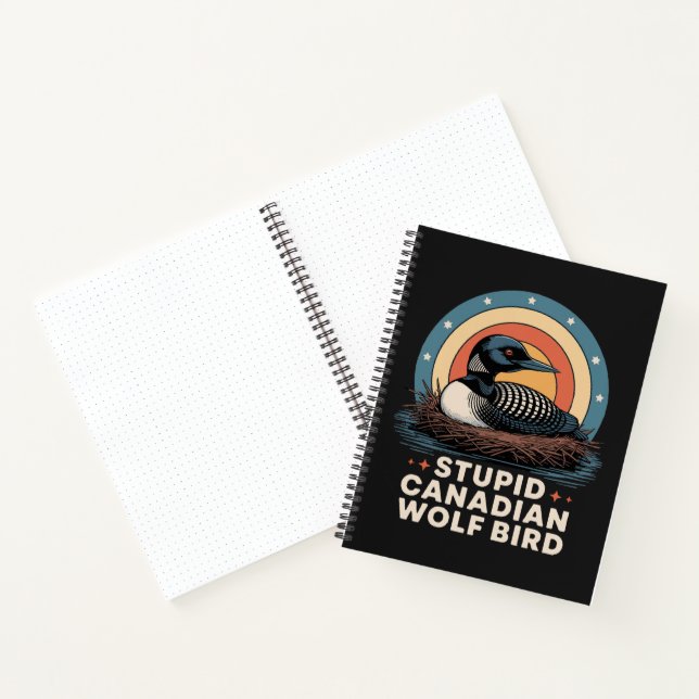 Cuaderno mujer canadiense estúpida (Interior)