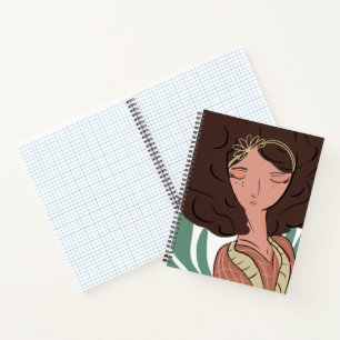 Cuaderno Mujer Chic Amante de las Plantas Bloguera