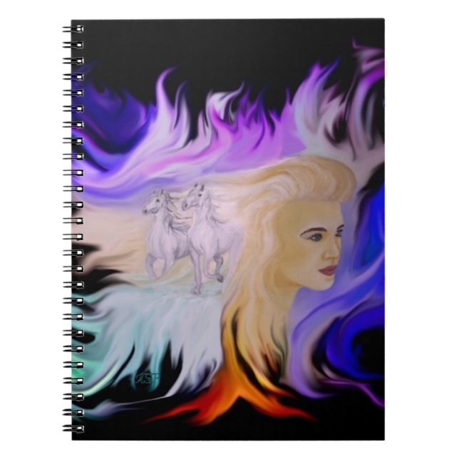 Cuaderno Mujer con caballo (Frente)