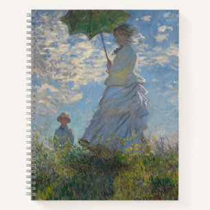 Cuaderno Mujer con parasol - Madame Monet y su hijo