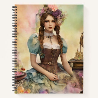 Cuaderno Mujer de la revista de papel basura impresa