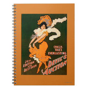 Cuaderno Mujer de la subasta del diablo en teatro del traje