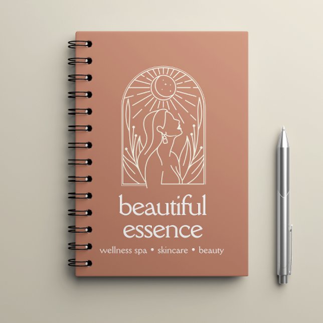 Cuaderno Mujer deja el arco lunar Terracotta Wellness Day S (Subido por el creador)