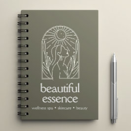 Cuaderno Mujer deja Moon Arch SAGE Wellness Day Spa