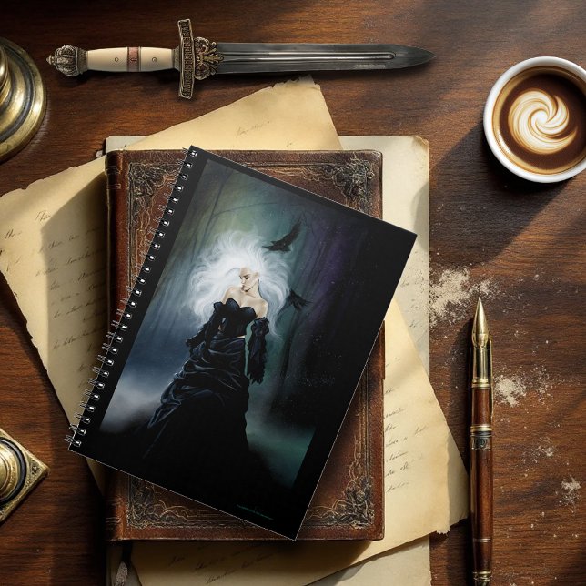 Cuaderno Mujer del bosque de Ravens Gotic (Subido por el creador)