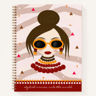 Cuaderno Mujer elegante