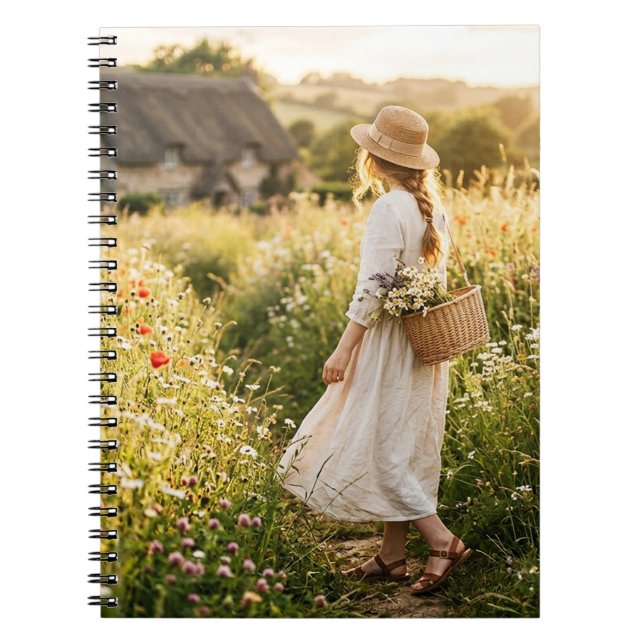 Cuaderno Mujer en Campo de Trigo (Frente)