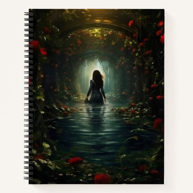 Cuaderno Mujer en el misterioso túnel (Anverso)