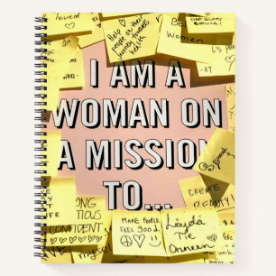Cuaderno Mujer en misión, motivacional