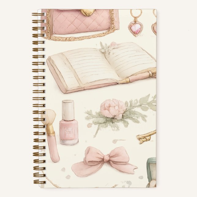 Cuaderno mujer femenina (Anverso)