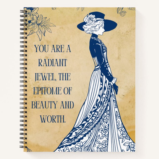 Cuaderno Mujer Flor (Anverso)