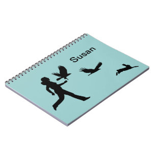 Cuaderno Mujer Flying Harris Hawks