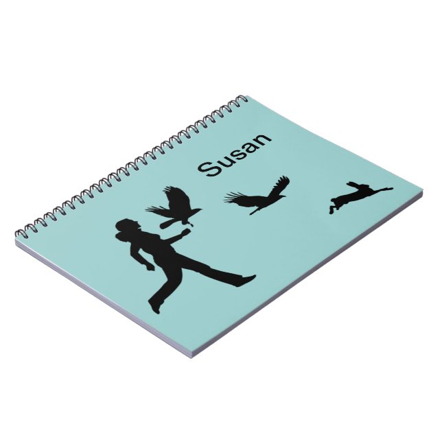 Cuaderno Mujer Flying Harris Hawks (Lado Izquierdo)