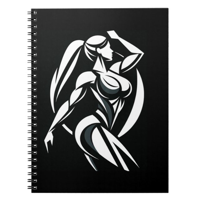 Cuaderno Mujer Fuerte Entrenamiento Personal Fitness Minima (Frente)
