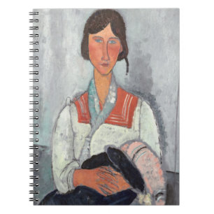 Cuaderno Mujer gitana con bebé, 1919 (aceite sobre lienzo)
