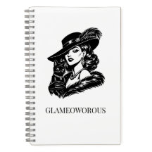 Mujer Glam con Ilustración de Moda de Gato