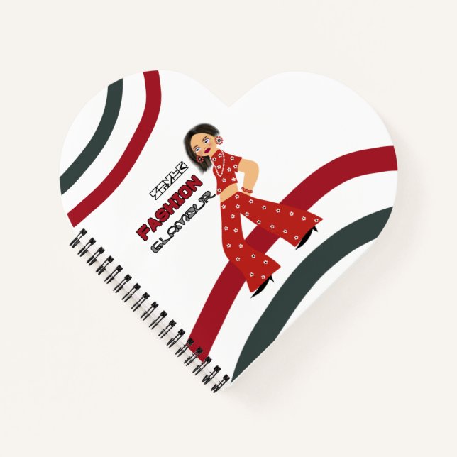 Cuaderno Mujer glamurosa (Anverso)