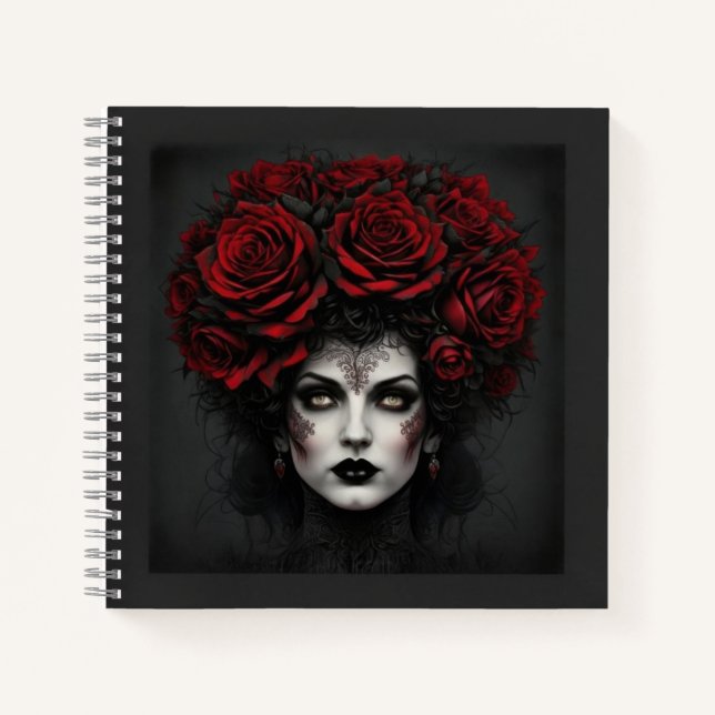 Cuaderno Mujer Gótica (Anverso)