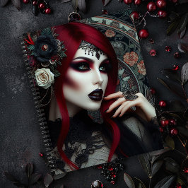 Cuaderno Mujer gótica Art Nouveau