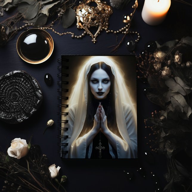 Cuaderno Mujer Gótica en Oración (Subido por el creador)