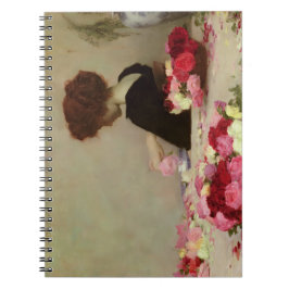 Cuaderno Mujer haciendo Pot Pourri (por Herbert Draper)