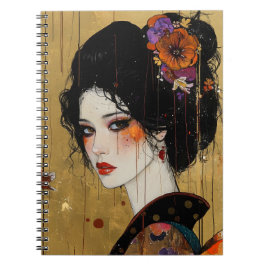 Cuaderno Mujer hermosa en Kimono