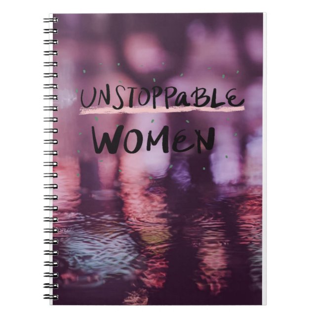 Cuaderno mujer imparable (Frente)