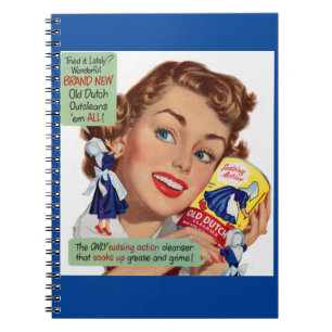 Cuaderno Mujer limpiadora holandesa vieja