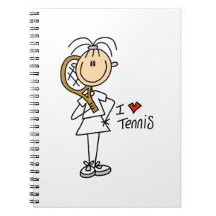 Cuaderno Mujer Me Encanta Tenis