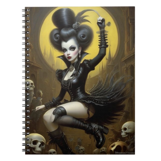 Cuaderno Mujer medieval gótica (Frente)
