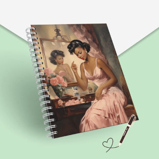Cuaderno Mujer Melanada Vintage nostálgica