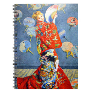 Cuaderno Mujer Monet en traje japonés