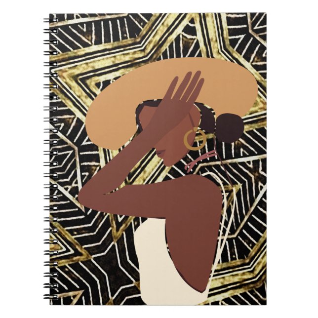 Cuaderno Mujer negra africana (Frente)