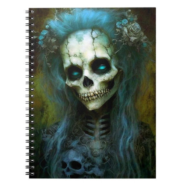 Cuaderno Mujer no muerta Skeleton Horror (Frente)