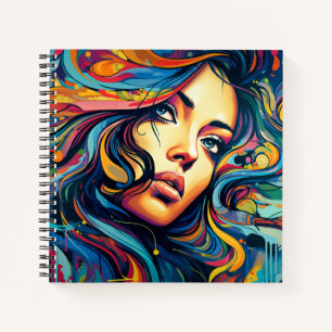 Cuaderno Mujer Pop Art