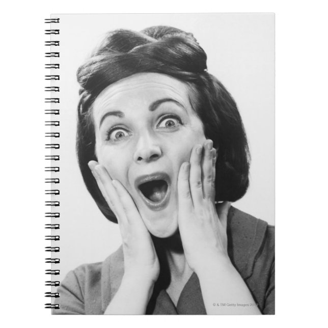 Cuaderno Mujer que hace la cara (Frente)