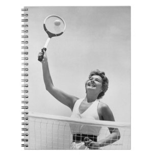 Cuaderno Mujer que juega al tenis 2